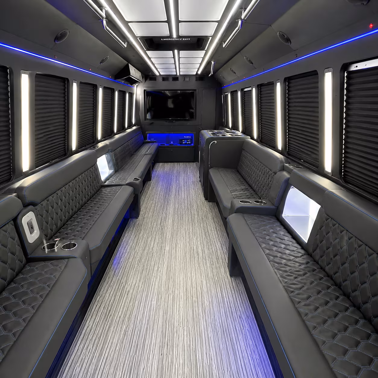 campbell party bus rentals inside