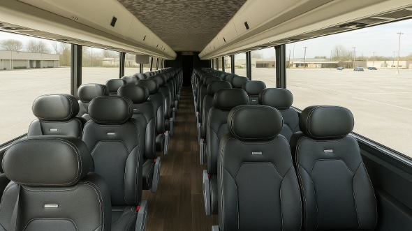 campbell 18 passenger minibus interior