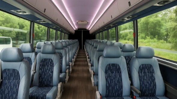campbell 20 passenger minibus inside