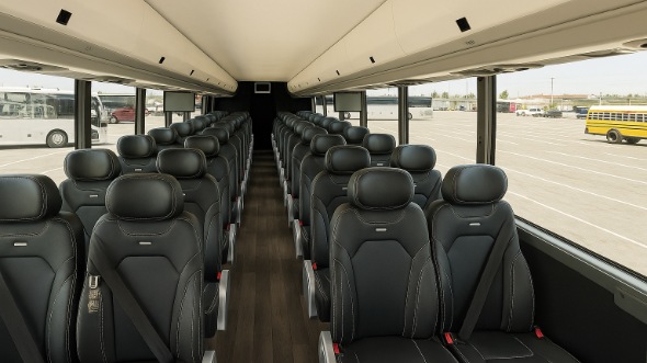 campbell 30 passenger minibus inside