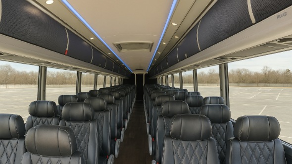 campbell 56 passenger charter bus rental
